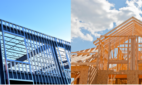 Commercial and residential construction scaffolding